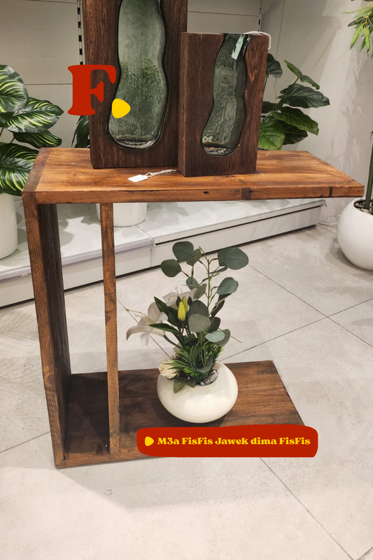 Table de Canapé en bois rouge