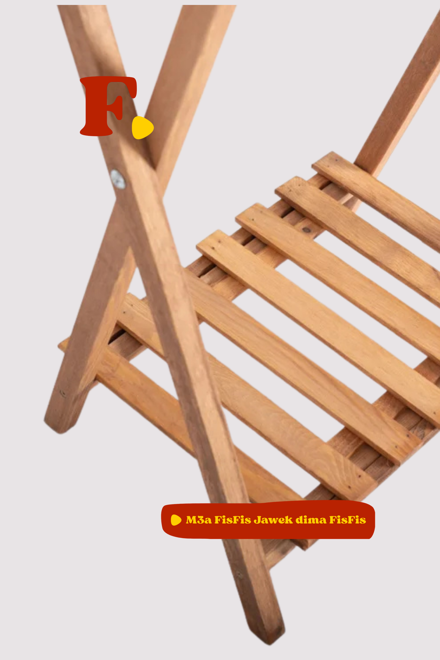 Porte serviettes en bois Pliable