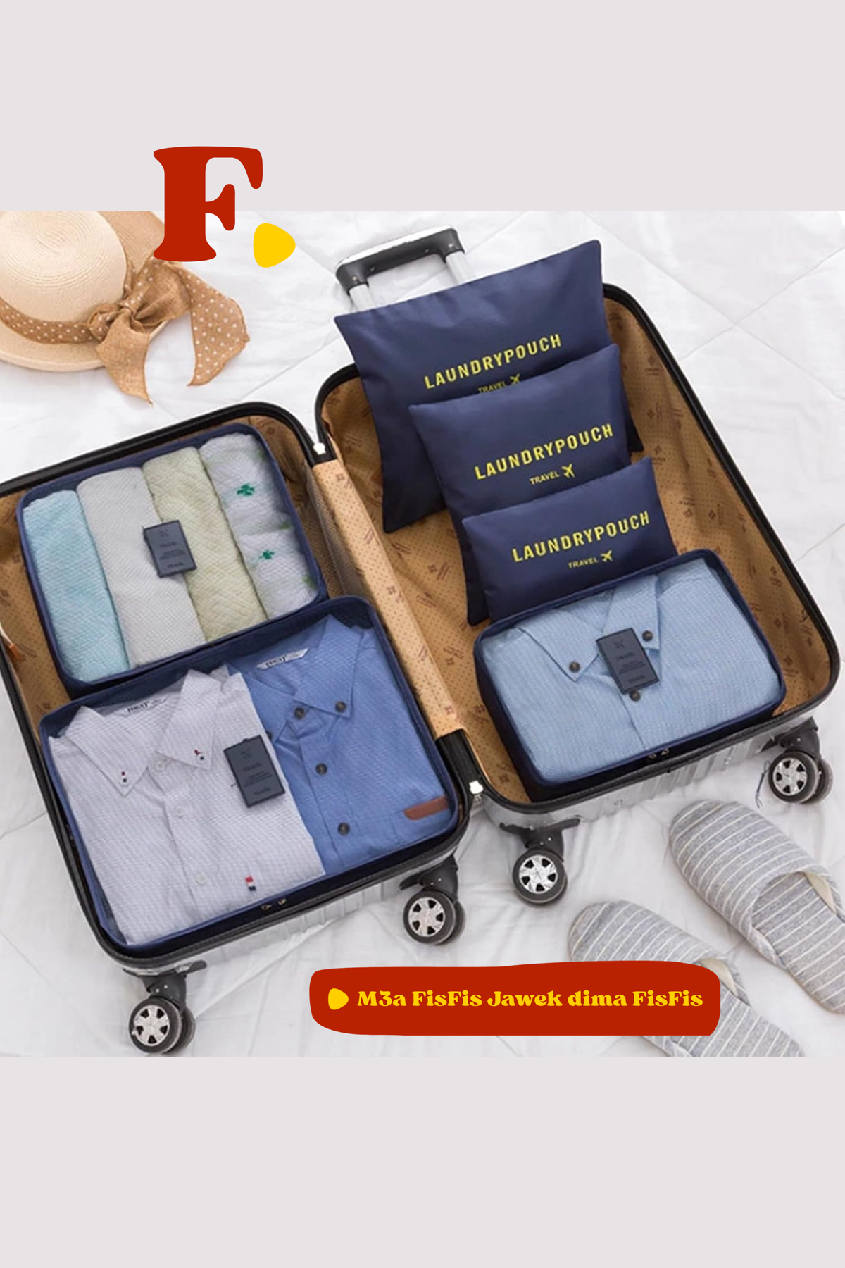 🧳 Organisateurs de Rangement & Bagages – Set Multi-Usage