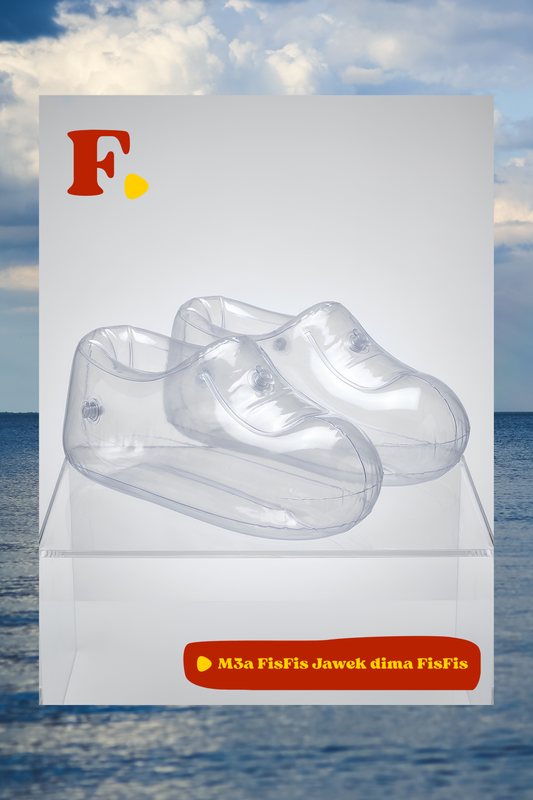 Baskets Transparentes Géantes – Style "Marche sur l'Eau"